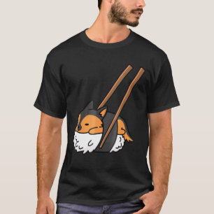German Shepherd Sushi Dog Gif T-Shirt