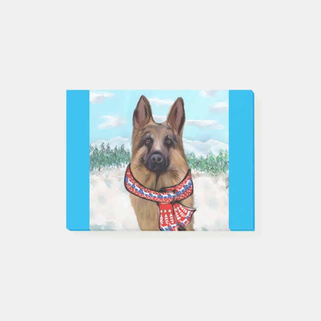 German Shepherd Sweden Post-it Notes (Front)