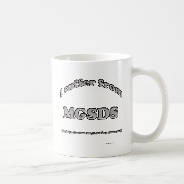 German Shepherd Syndrome Coffee Mug (Right)