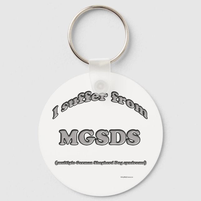 German Shepherd Syndrome - Keychain (Front)