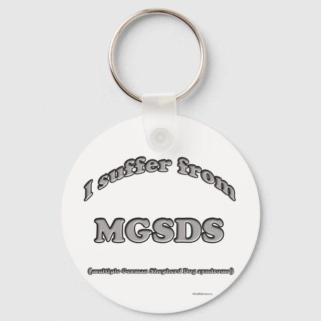 German Shepherd Syndrome - Keychain (Front)