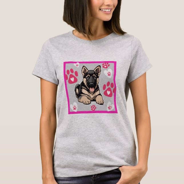 German Shepherd T-Shirt (Front)
