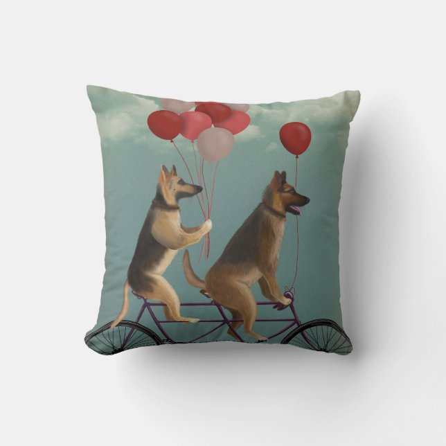 German Shepherd Tandem Cushion (Front)