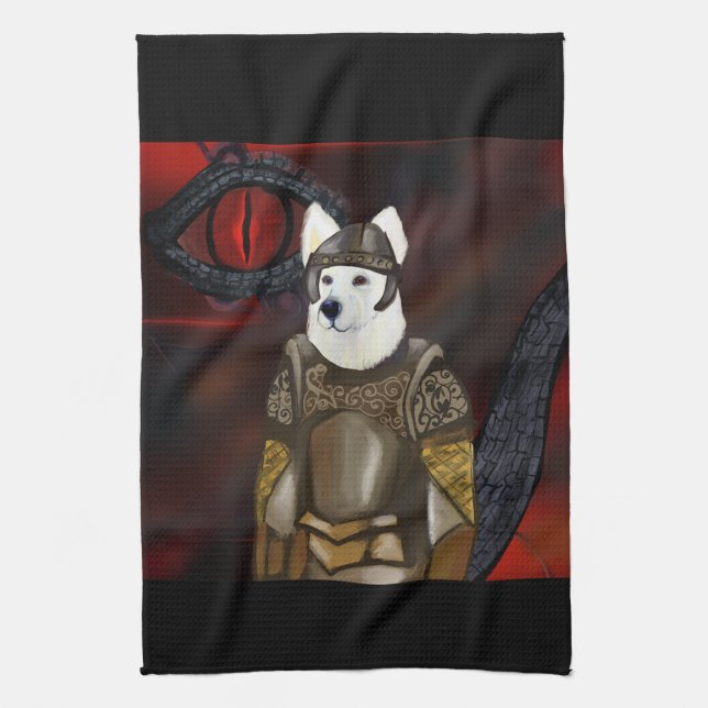 German Shepherd       Tea Towel (Vertical)