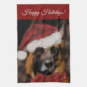 German Shepherd Tea Towel