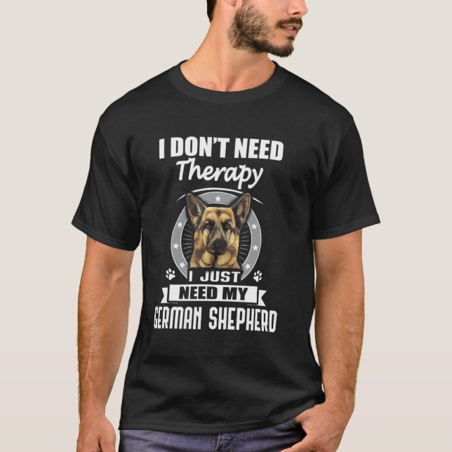 German Shepherd Thanksgiving T-Shirt (Front)