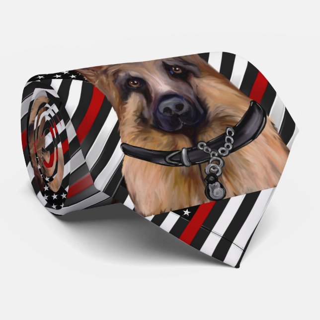 GERMAN SHEPHERD TIE (Rolled)