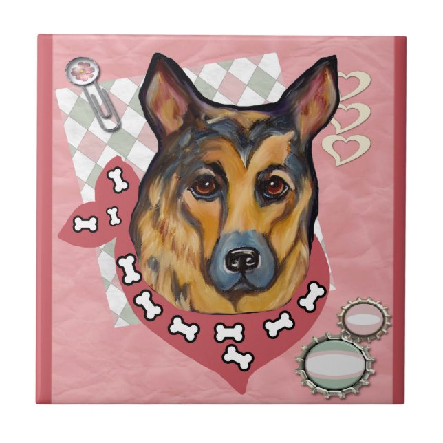 GERMAN SHEPHERD TILE (Front)