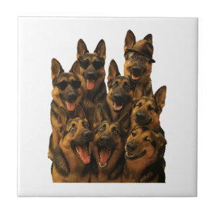 German Shepherd Tile