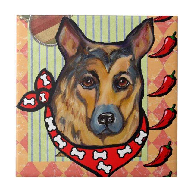 GERMAN SHEPHERD TILE (Front)