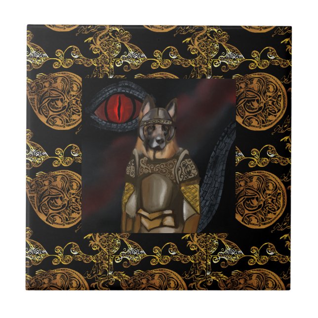 German Shepherd            Tile (Front)