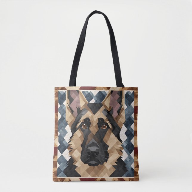 German Shepherd Tote Bag (Front)