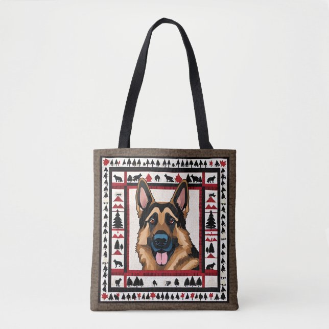 German Shepherd Tote Bag (Front)