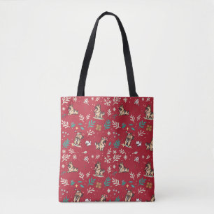 German Shepherd Tote Bag Christmas Cute Kawaii