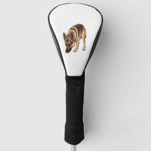 German Shepherd Tracking  Golf Head Cover