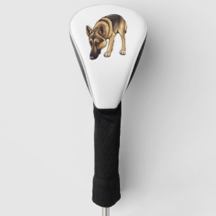 German Shepherd Tracking  Golf Head Cover