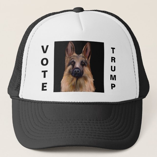 German Shepherd Trucker Hat (Front)