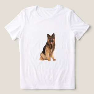 German Shepherd,tumbler wrap straight  design, dog Tri-Blend Shirt