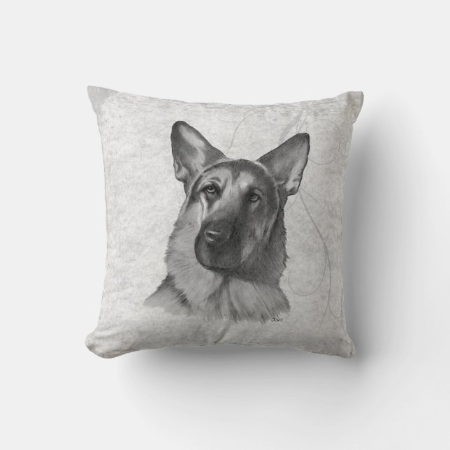 German Shepherd Two Cushion (Front)