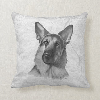 German Shepherd Two Cushion