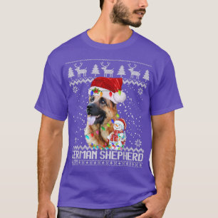 german shepherd Ugly Christmas Sweaters 