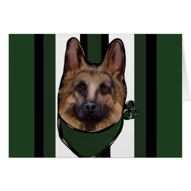 GERMAN SHEPHERD UNDERDOG (Front Horizontal)