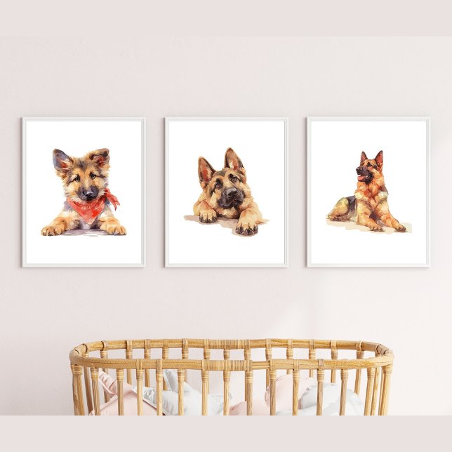 German Shepherd Wall Art, German Shepherd Decor (Creator Uploaded)