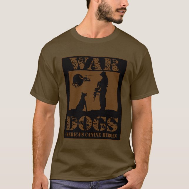 German Shepherd War Dogs T-Shirt (Front)
