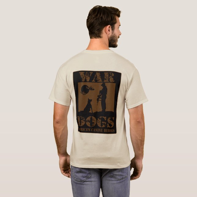 German Shepherd War Dogs T-Shirt (Back Full)