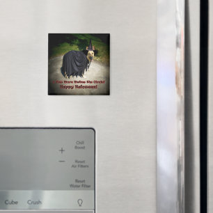 German Shepherd Witch Dog Magnet