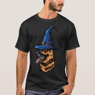 German Shepherd Witch T-Shirt