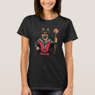 German Shepherd Wizard Funny Dog Magic T-Shirt