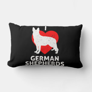 German Shepherd Wolf Dog Lumbar Cushion
