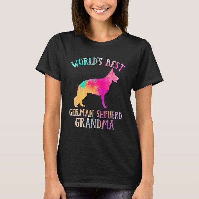 German Shepherd  Worldu2019s Best German Shepherd  T-Shirt (Front)