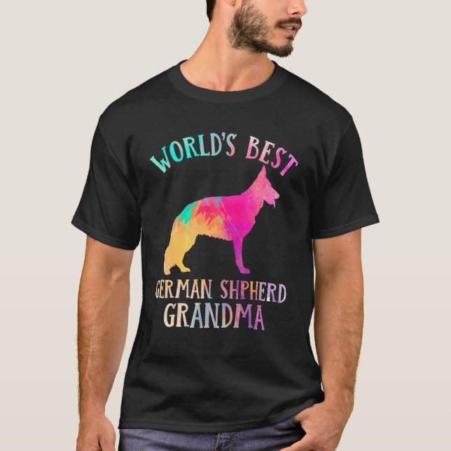 German Shepherd  Worldu2019s Best German Shepherd  T-Shirt (Front)
