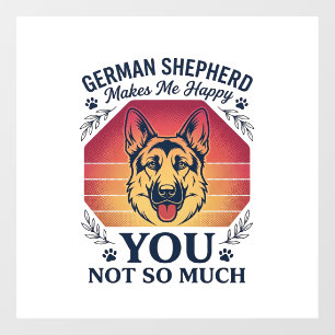 German Shepherd You Dog Retro Sunset Paws_1
