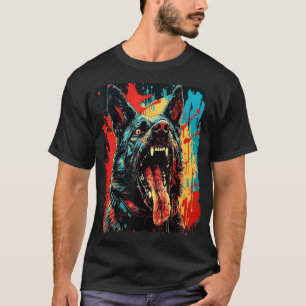 German Shepherd Zombie Halloween T-Shirt