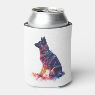 German Shepherds Forming Galactic Patterns Arrange Can Cooler