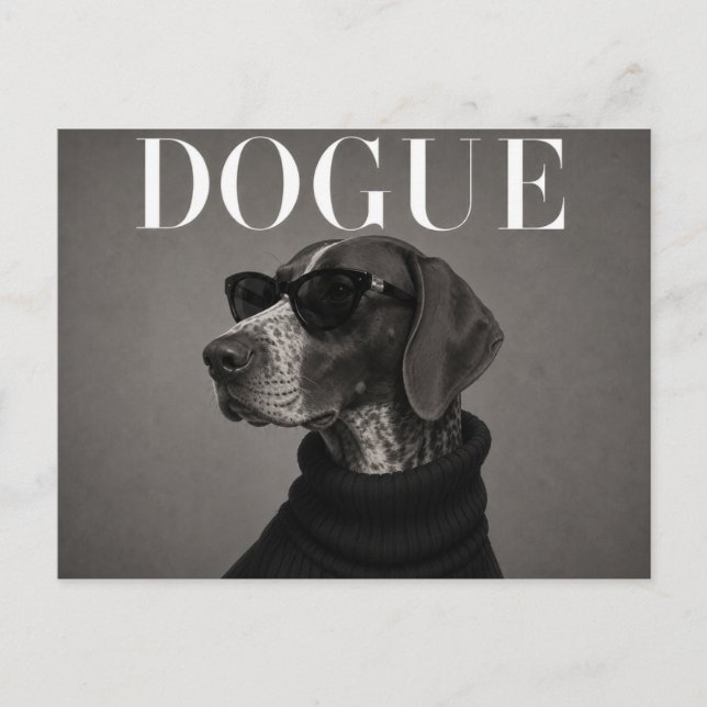 German Short Haired Pointer Luxury Postcard (Front)