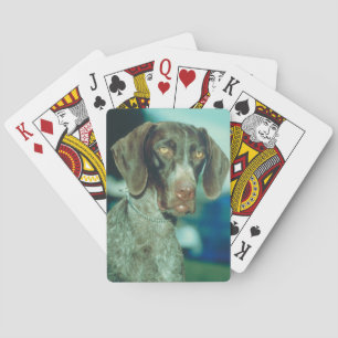 German Shorthair Pointer Dog Playing Cards