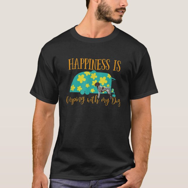 German Shorthair Pointer Dog Shirt RV Camping (Front)