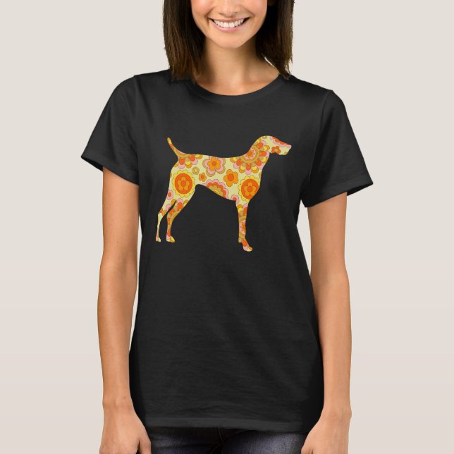 German Shorthair Pointer GSP Dog Mum T-Shirt (Front)