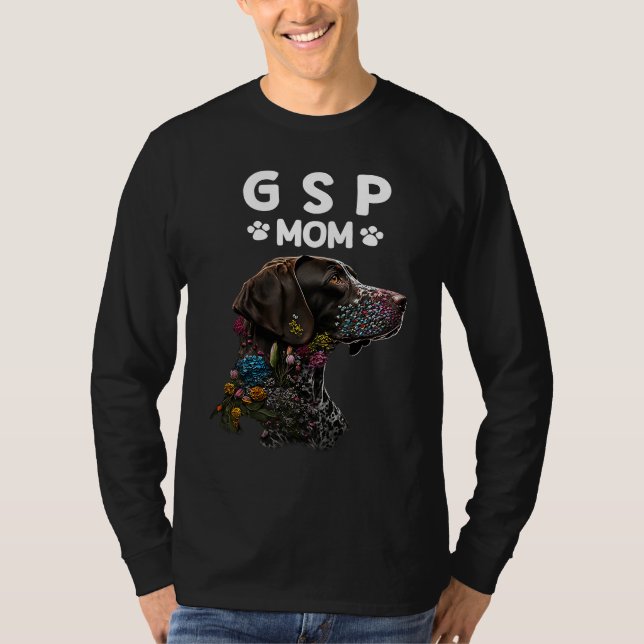 German Shorthair Pointer  GSP Mum T-Shirt (Front)
