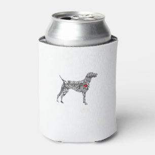 German Shorthair Pointer I GSP Dog Mum I Love Hear Can Cooler