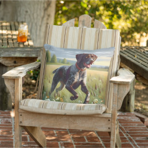 German Shorthair Pointer Running Cushion