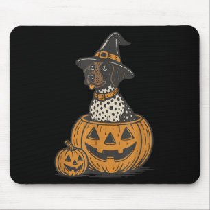 German Shorthaired Inter Halloween Gsp Dog Mum Dog Mouse Pad