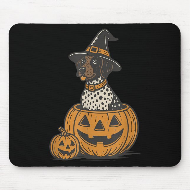 German Shorthaired Inter Halloween Gsp Dog Mum Dog Mouse Pad (Front)