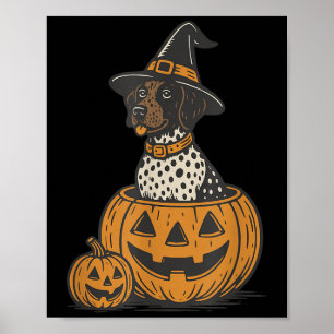 German Shorthaired Inter Halloween Gsp Dog Mum Dog Poster