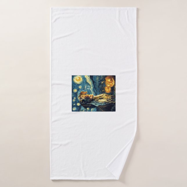 German Shorthaired Pointer 2 Cute Dog Halloween Ja Bath Towel (Bath Towel)