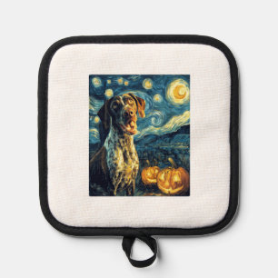 German Shorthaired Pointer 2 Cute Dog Halloween Ja Pot Holder